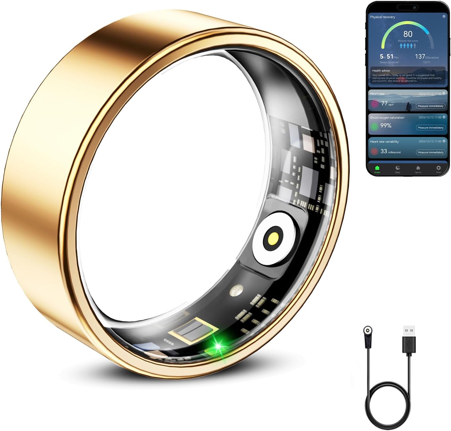 Elegant Wellness Smart Ring